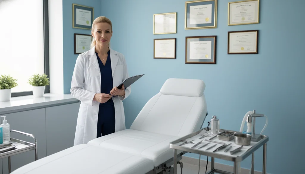 board-certified plastic surgeon