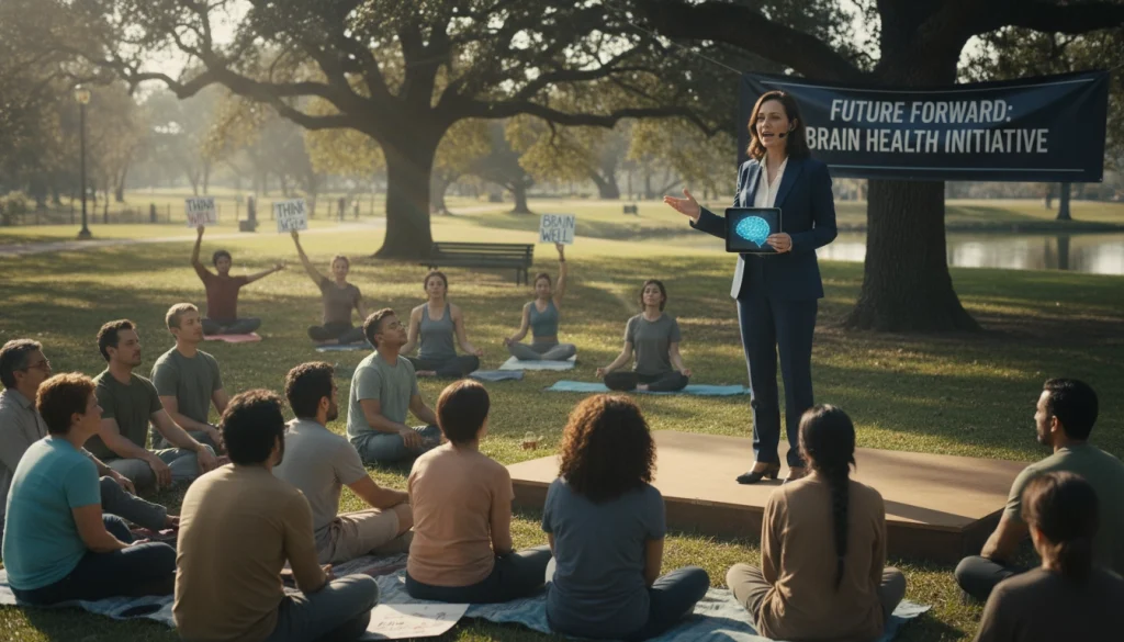 Evangeline Lilly brain health movement